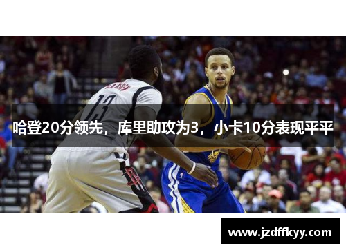 哈登20分领先，库里助攻为3，小卡10分表现平平